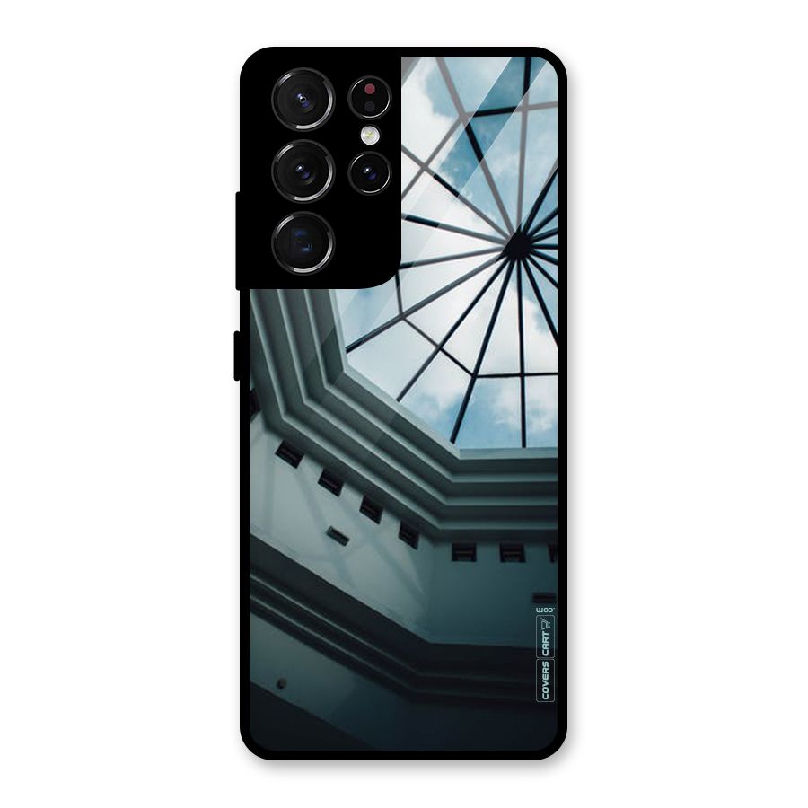 Rooftop Perspective Glass Back Case for Galaxy S21 Ultra 5G