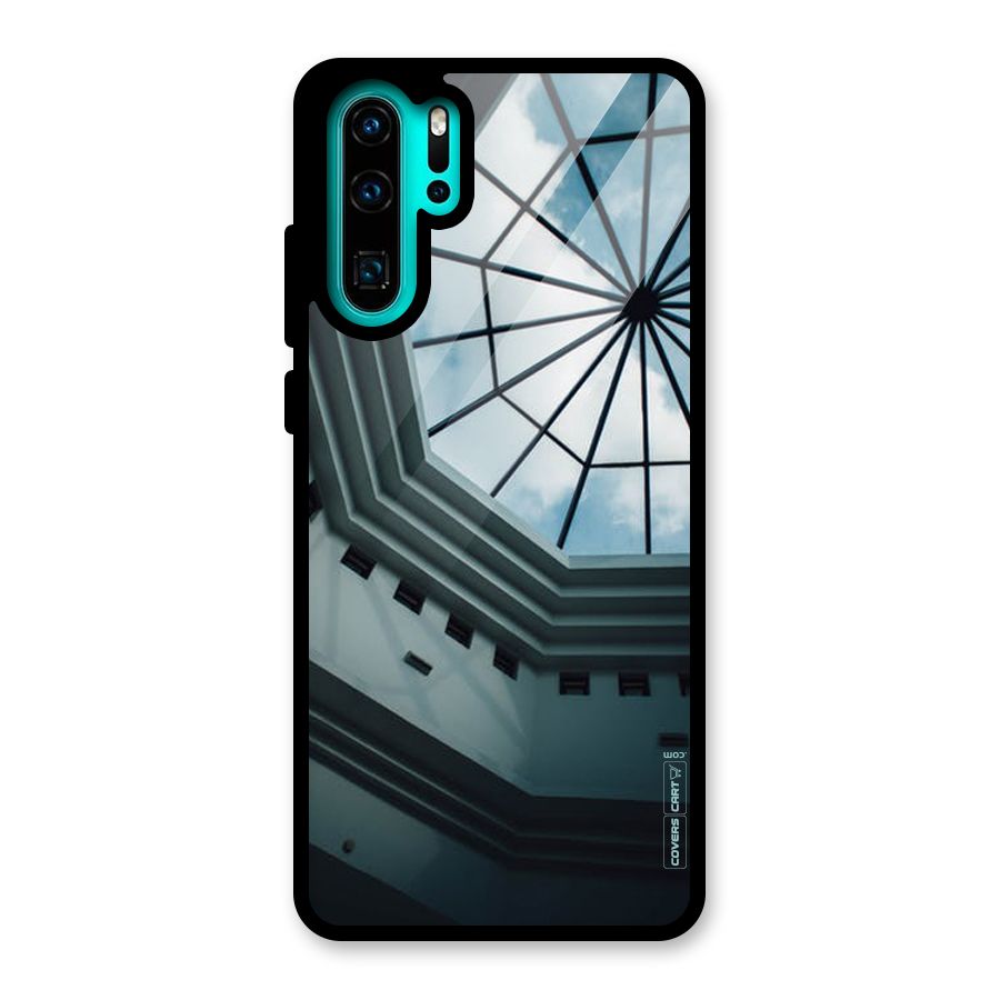 Rooftop Perspective Glass Back Case for Huawei P30 Pro