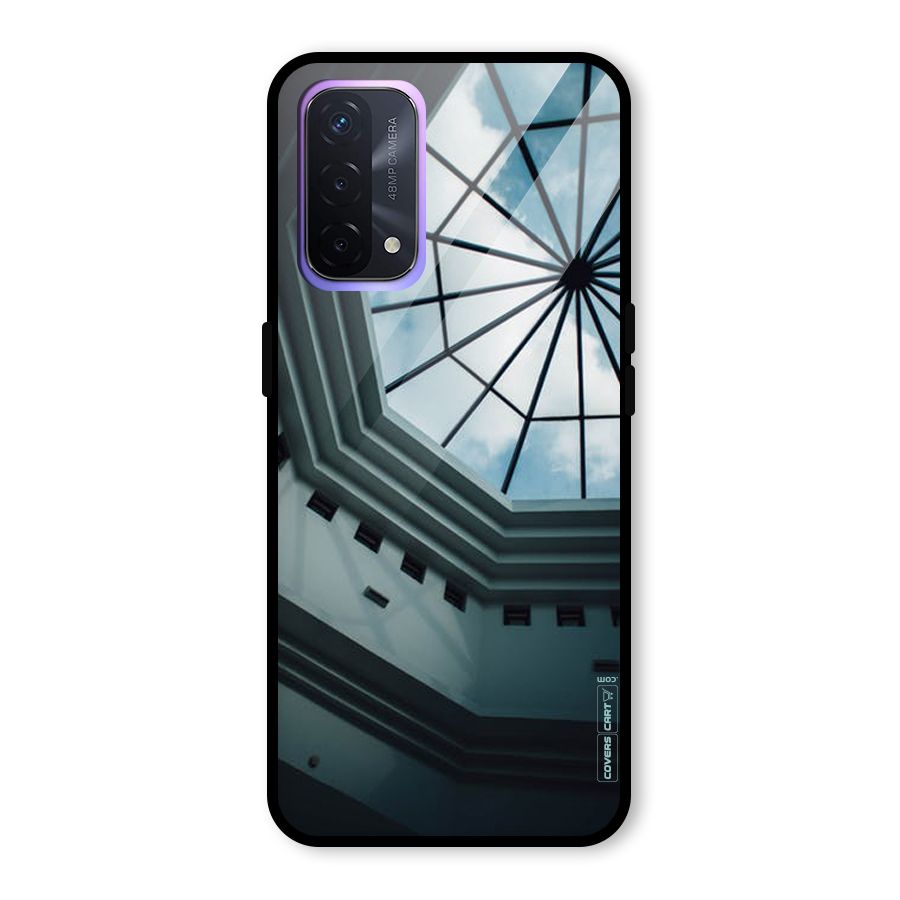 Rooftop Perspective Glass Back Case for Oppo A74 5G