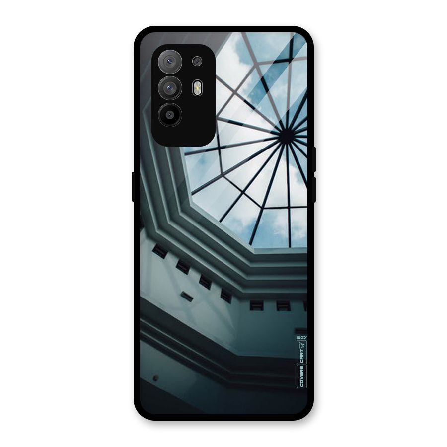 Rooftop Perspective Glass Back Case for Oppo F19 Pro Plus 5G