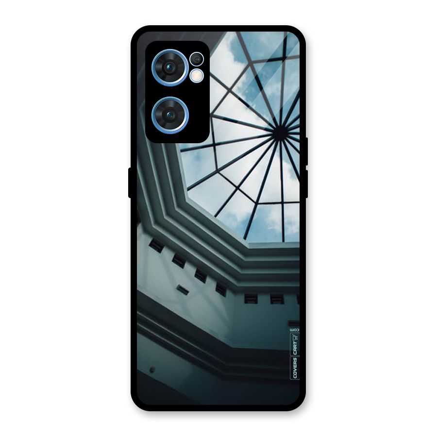 Rooftop Perspective Glass Back Case for Oppo Reno7 5G