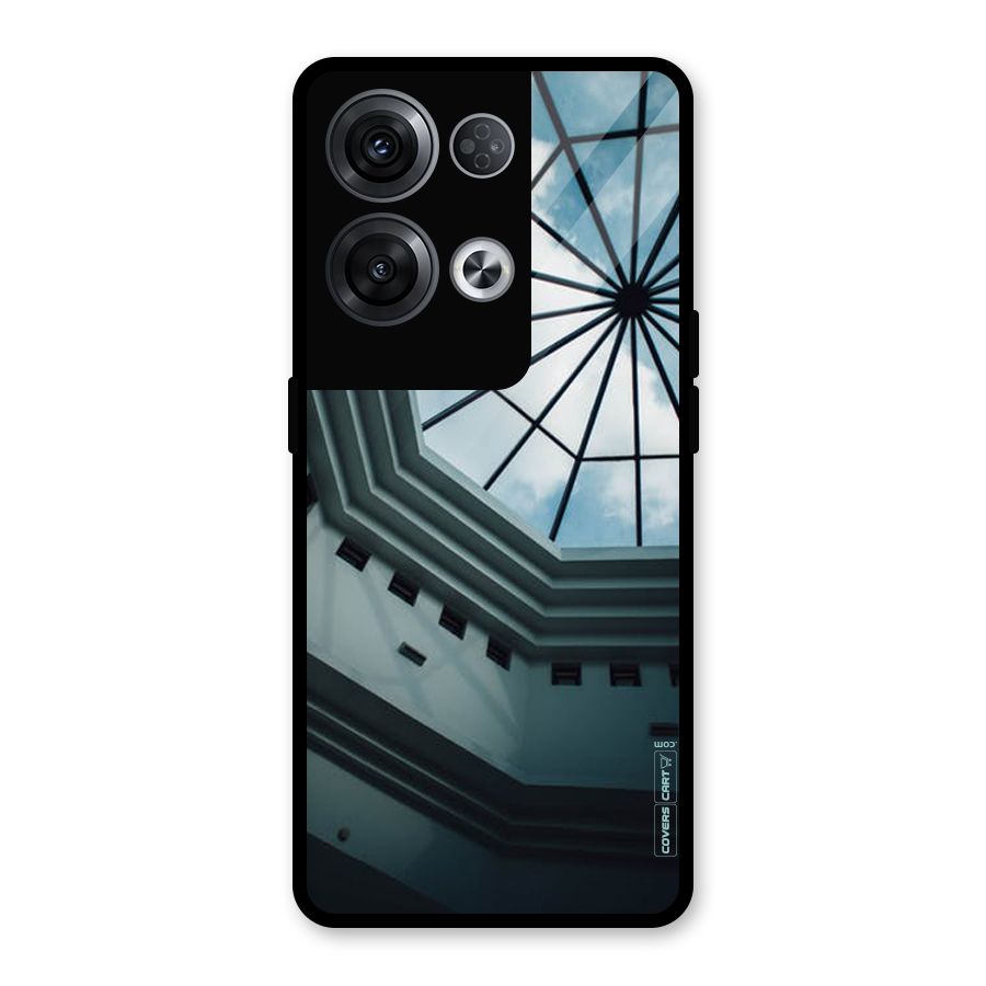 Rooftop Perspective Glass Back Case for Oppo Reno8 Pro 5G