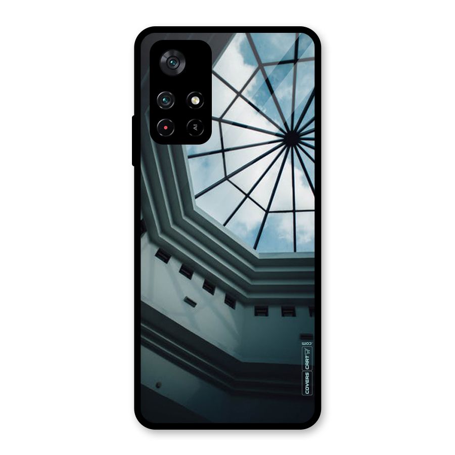 Rooftop Perspective Glass Back Case for Poco M4 Pro 5G