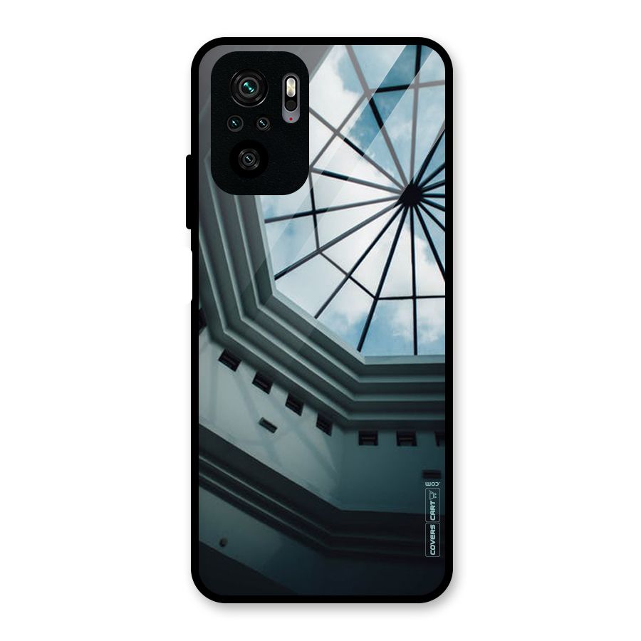 Rooftop Perspective Glass Back Case for Redmi Note 10S