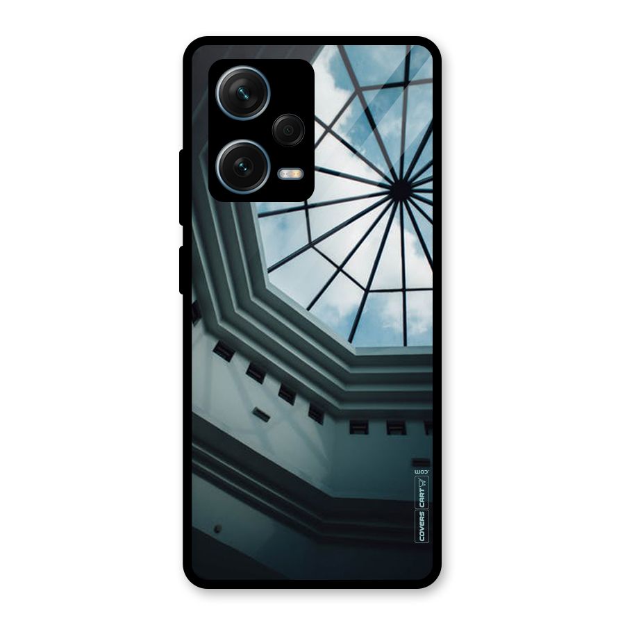 Rooftop Perspective Glass Back Case for Redmi Note 12 Pro Plus 5G