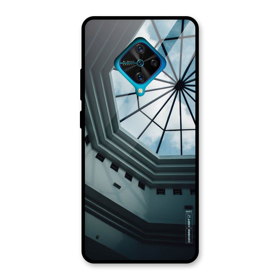Rooftop Perspective Glass Back Case for Vivo S1 Pro