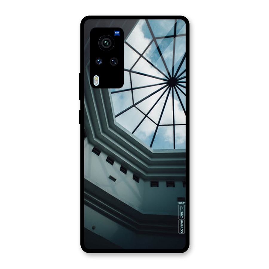 Rooftop Perspective Glass Back Case for Vivo X60 Pro