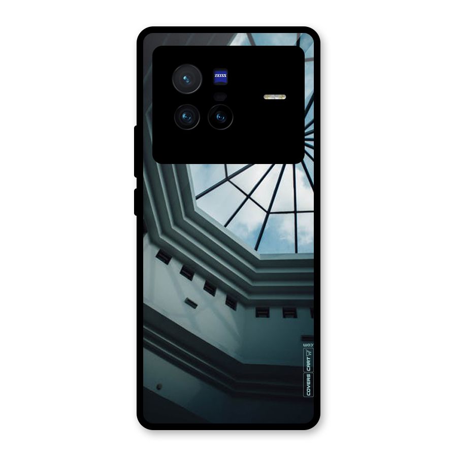 Rooftop Perspective Glass Back Case for Vivo X80