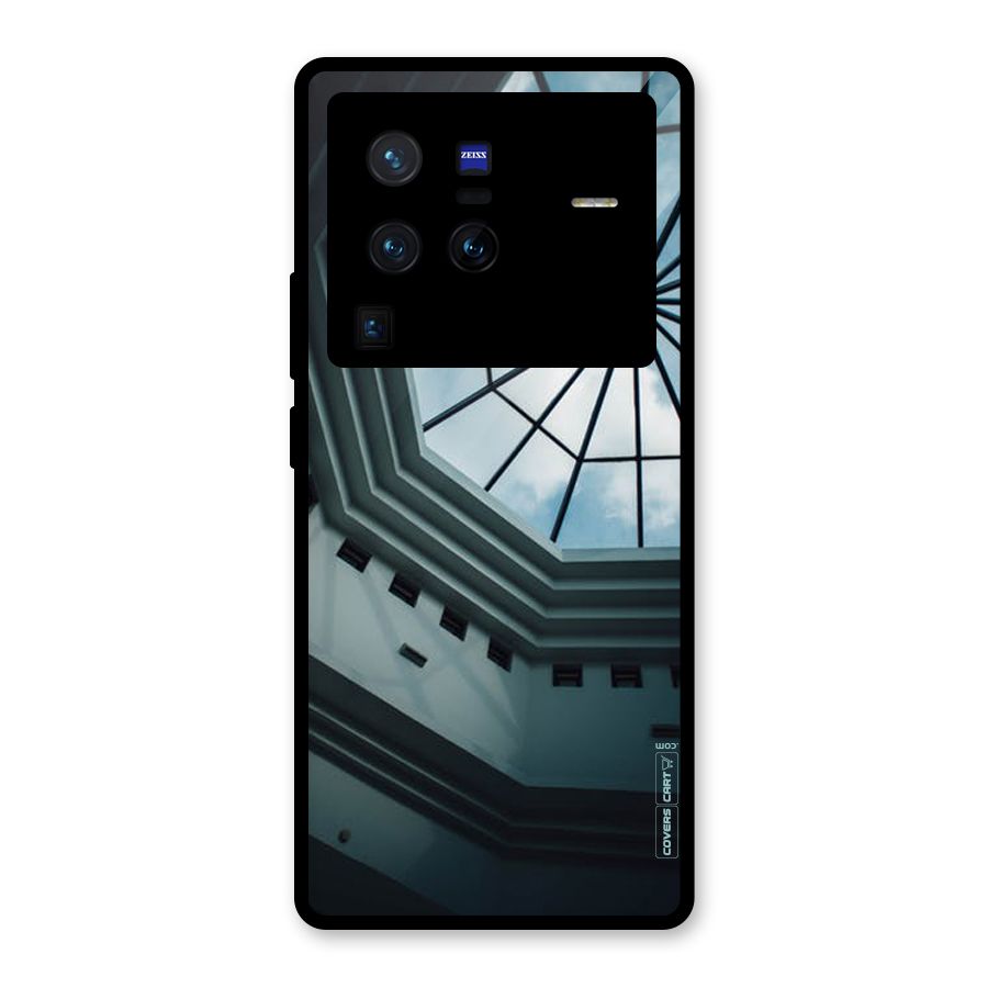 Rooftop Perspective Glass Back Case for Vivo X80 Pro