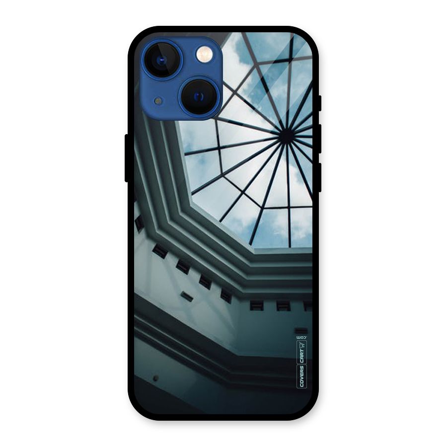 Rooftop Perspective Glass Back Case for iPhone 13 Mini