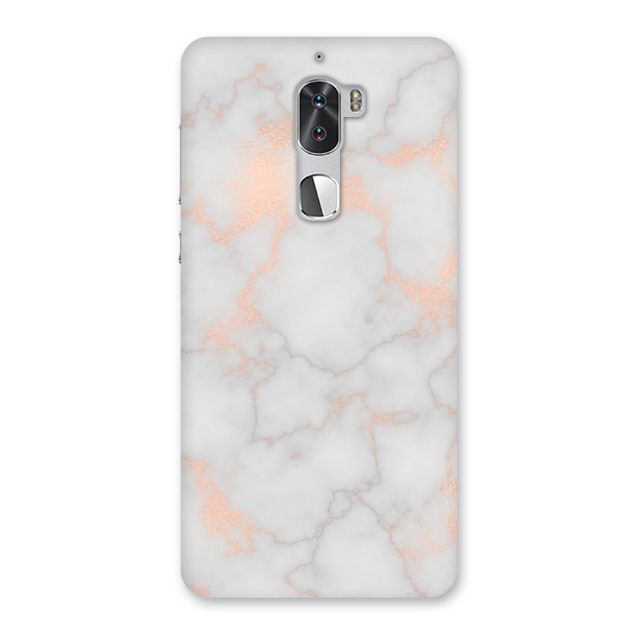 RoseGold Marble Back Case for Coolpad Cool 1