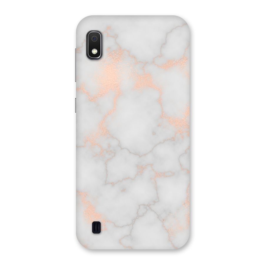 RoseGold Marble Back Case for Galaxy A10