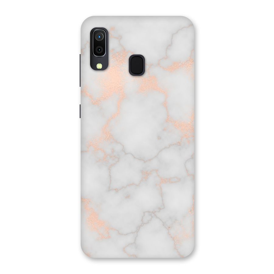 RoseGold Marble Back Case for Galaxy A30