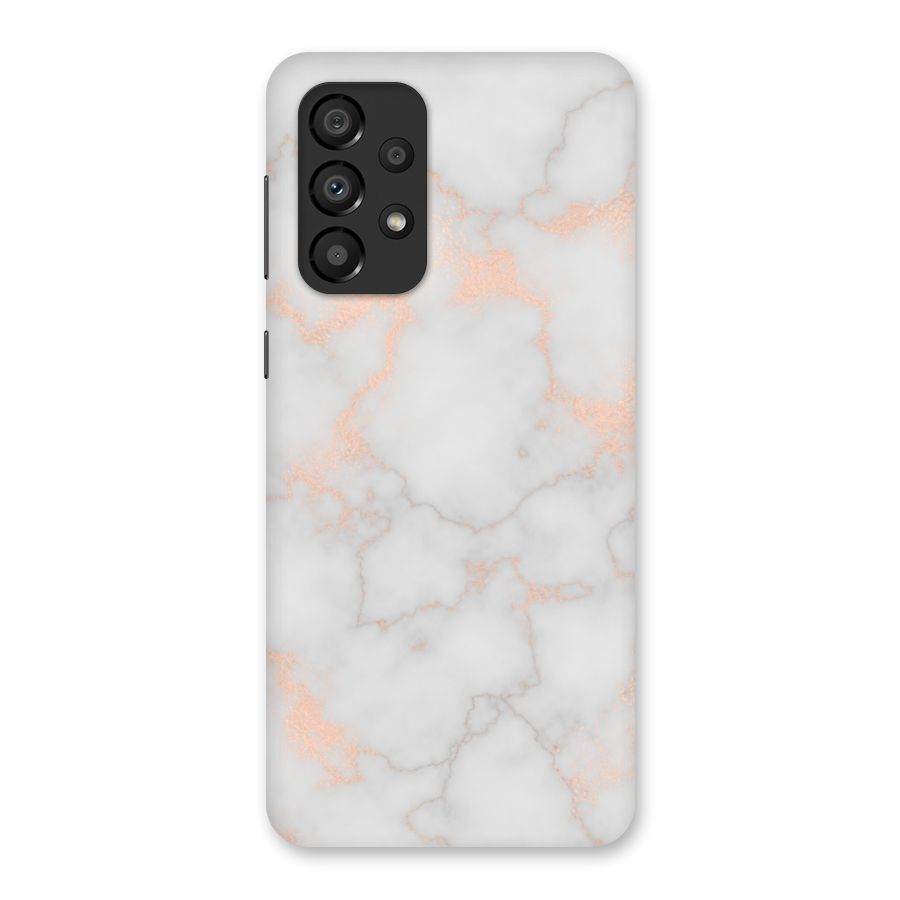 RoseGold Marble Back Case for Galaxy A33 5G