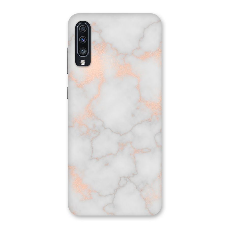 RoseGold Marble Back Case for Galaxy A70s