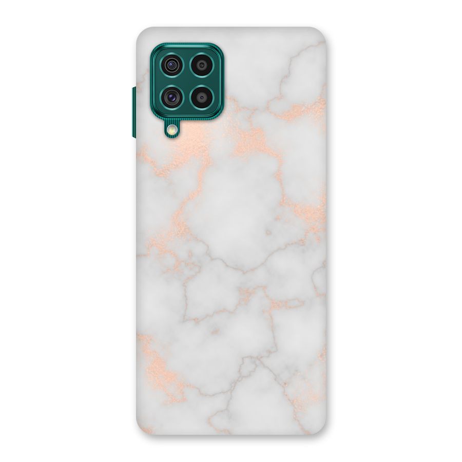 RoseGold Marble Back Case for Galaxy F62