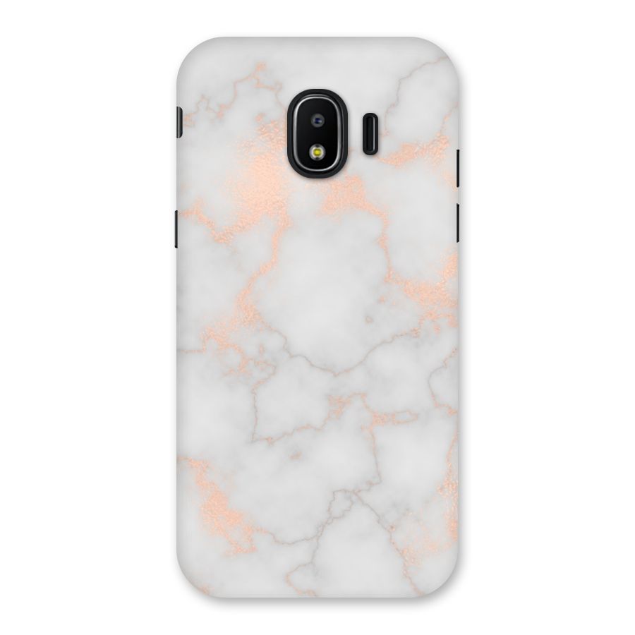 RoseGold Marble Back Case for Galaxy J2 Pro 2018