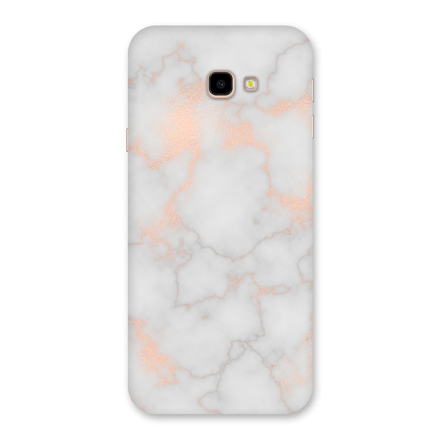 RoseGold Marble Back Case for Galaxy J4 Plus