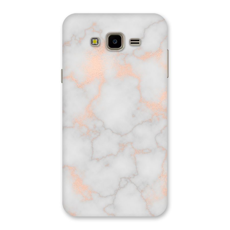 RoseGold Marble Back Case for Galaxy J7 Nxt