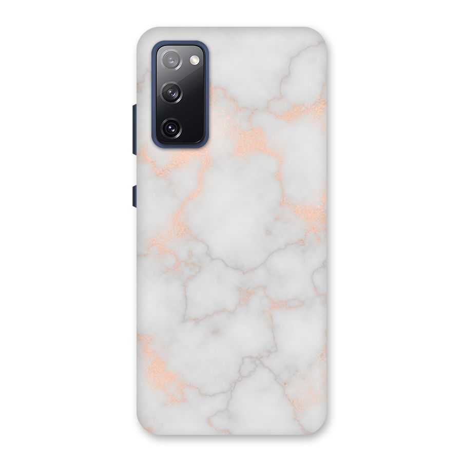 RoseGold Marble Back Case for Galaxy S20 FE