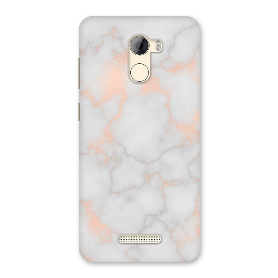 RoseGold Marble Back Case for Gionee A1 LIte