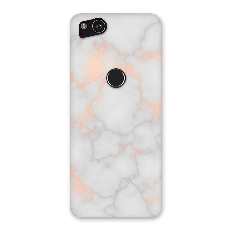 RoseGold Marble Back Case for Google Pixel 2