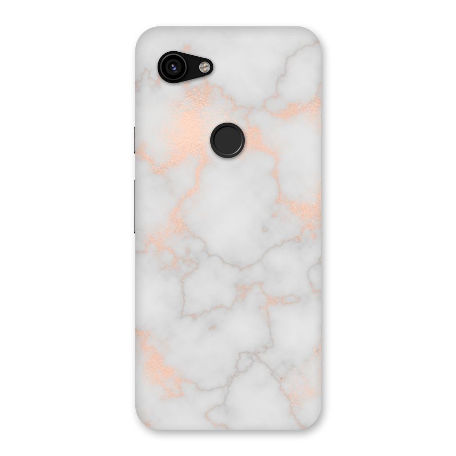 RoseGold Marble Back Case for Google Pixel 3a