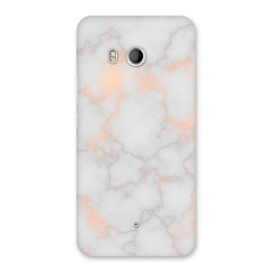 RoseGold Marble Back Case for HTC U11