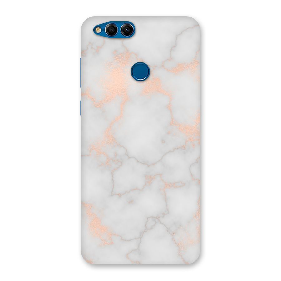RoseGold Marble Back Case for Honor 7X