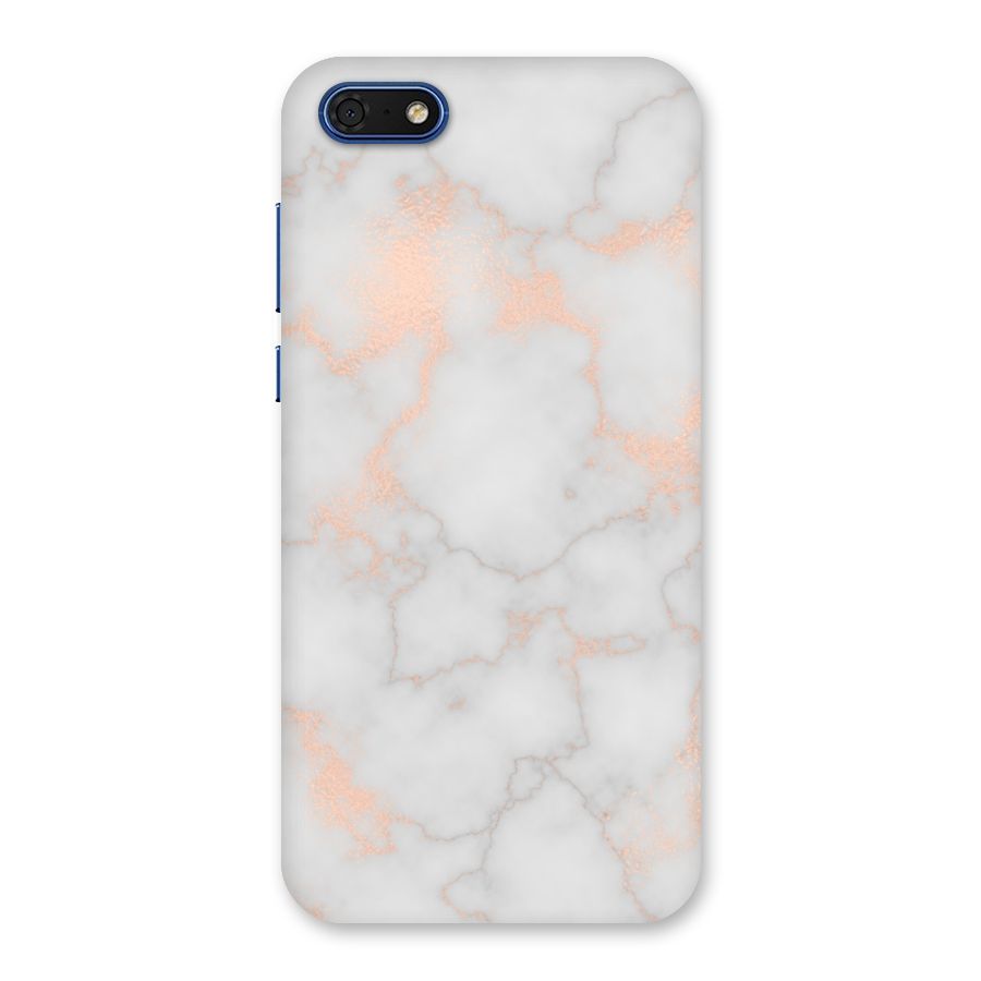 RoseGold Marble Back Case for Honor 7s