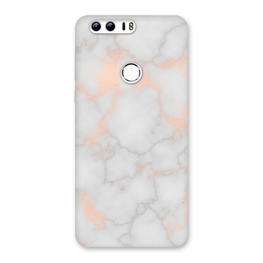 RoseGold Marble Back Case for Honor 8
