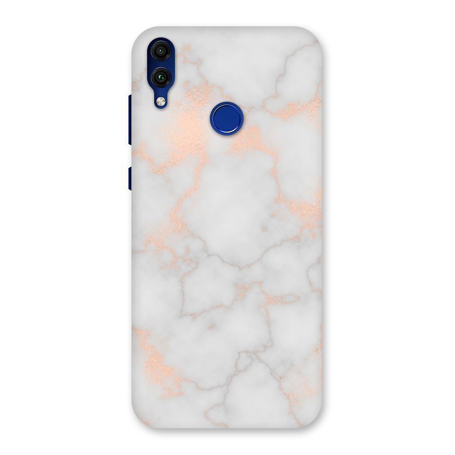 RoseGold Marble Back Case for Honor 8C