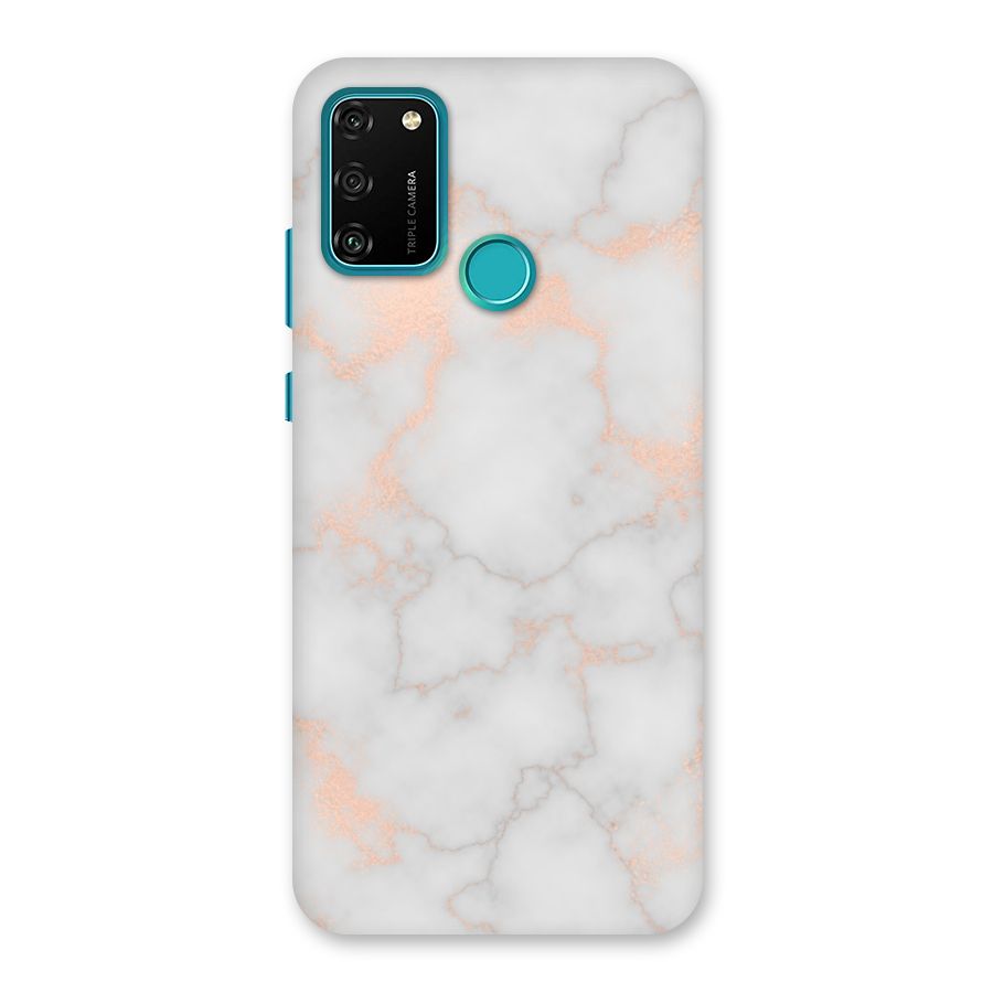 RoseGold Marble Back Case for Honor 9A