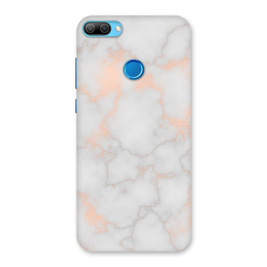 RoseGold Marble Back Case for Honor 9N