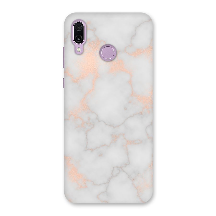 RoseGold Marble Back Case for Honor Play