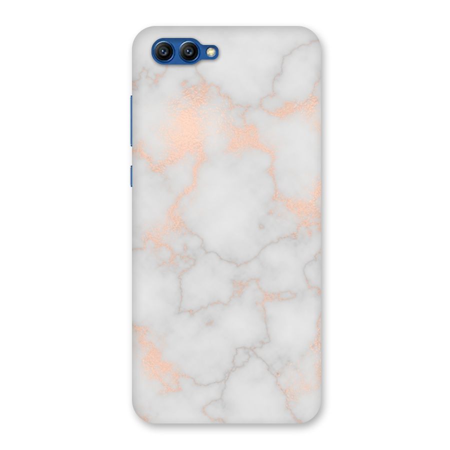 RoseGold Marble Back Case for Honor View 10