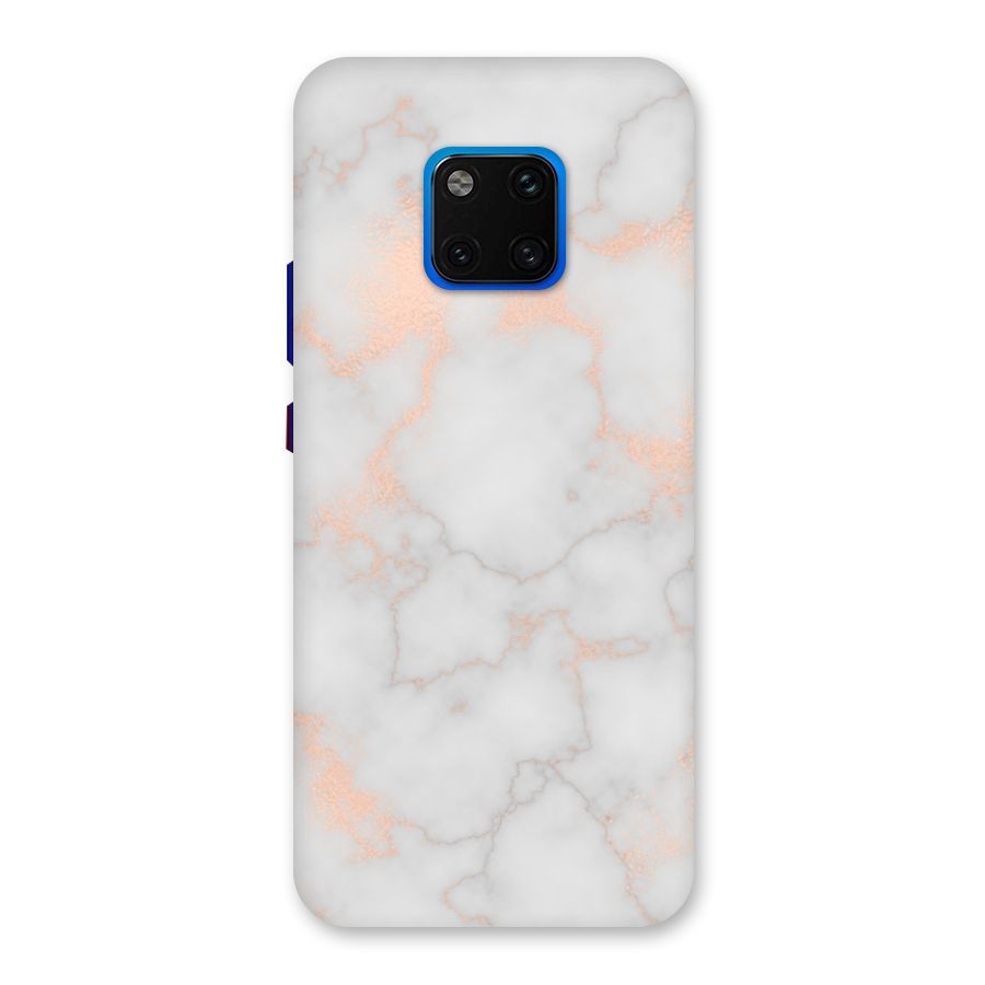 RoseGold Marble Back Case for Huawei Mate 20 Pro