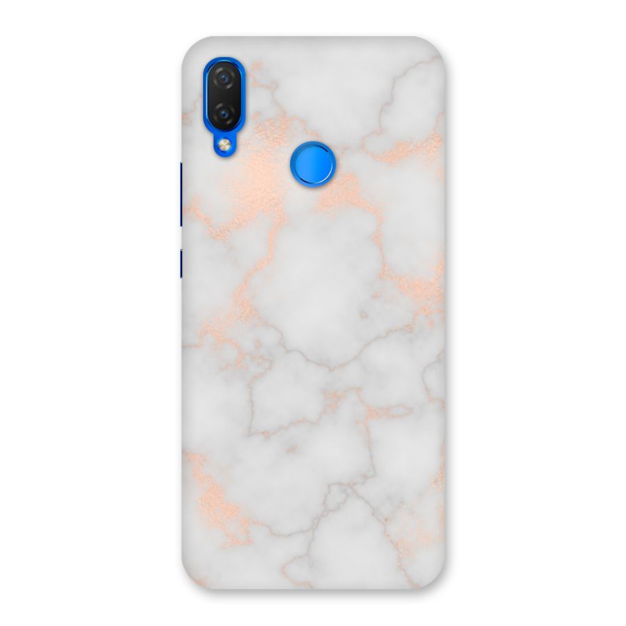 RoseGold Marble Back Case for Huawei P Smart+