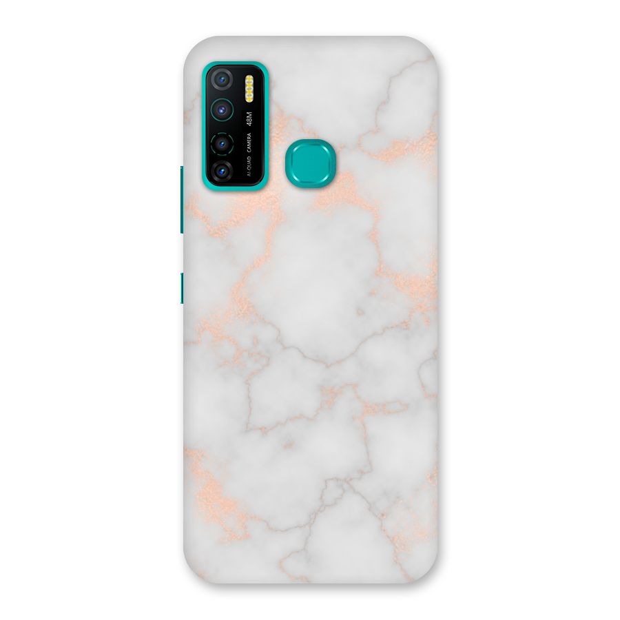 RoseGold Marble Back Case for Infinix Hot 9 Pro