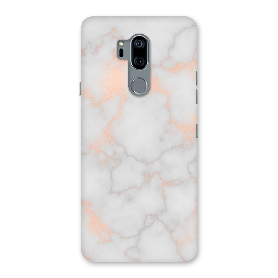 RoseGold Marble Back Case for LG G7