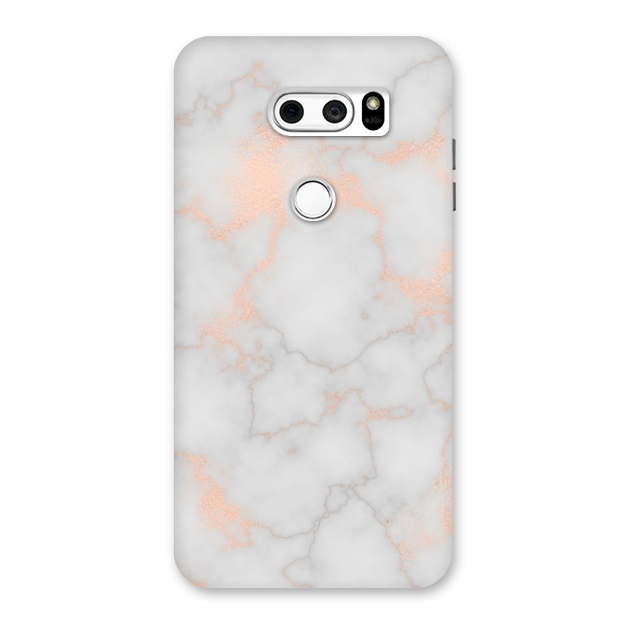 RoseGold Marble Back Case for LG V30