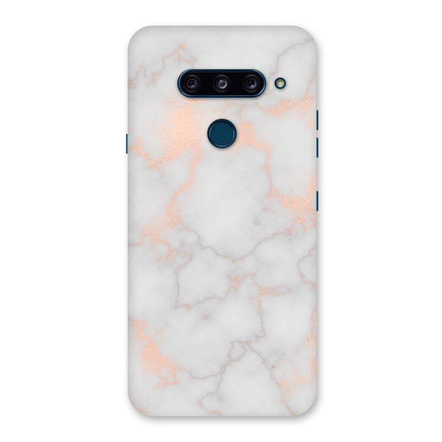 RoseGold Marble Back Case for LG  V40 ThinQ