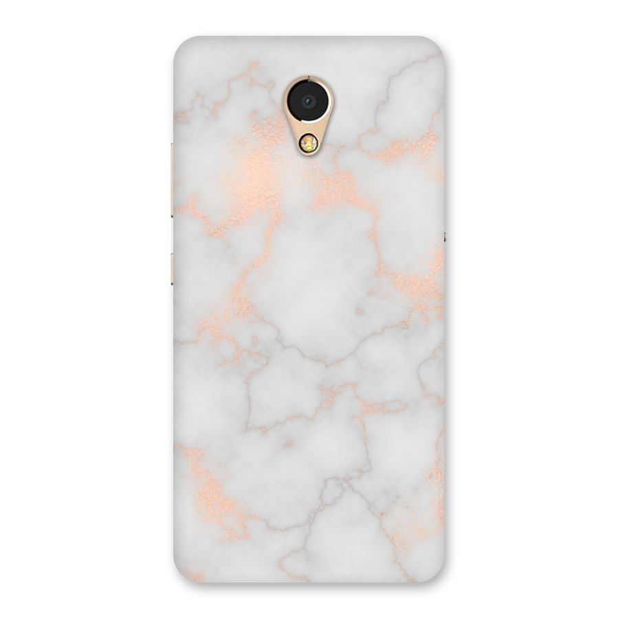 RoseGold Marble Back Case for Lenovo P2