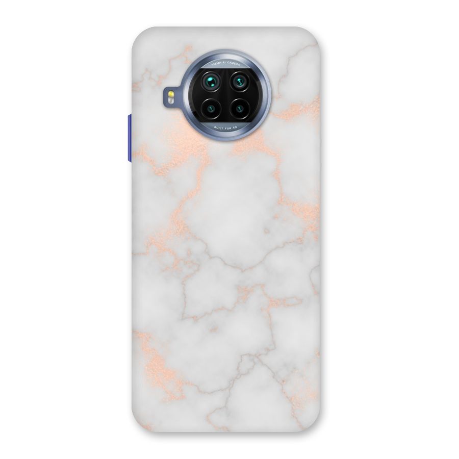 RoseGold Marble Back Case for Mi 10i