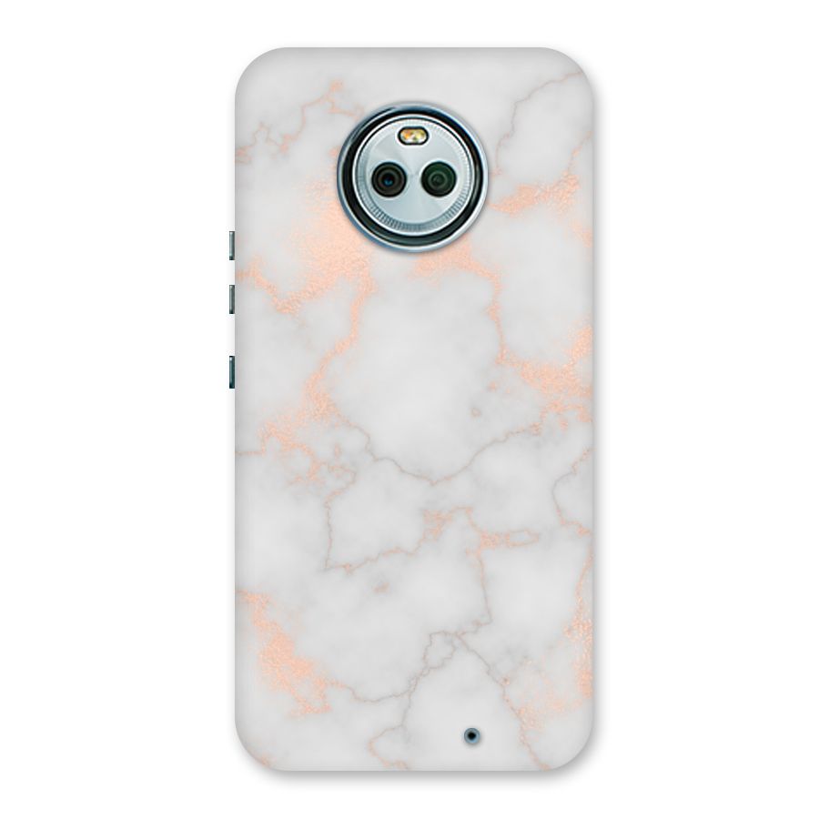 RoseGold Marble Back Case for Moto X4