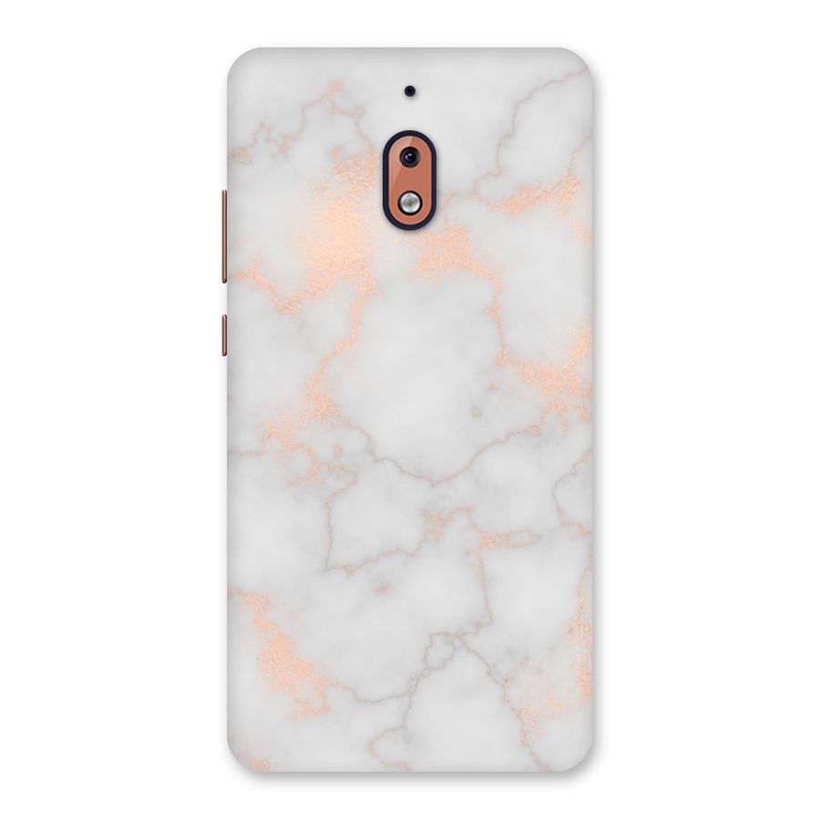 RoseGold Marble Back Case for Nokia 2.1