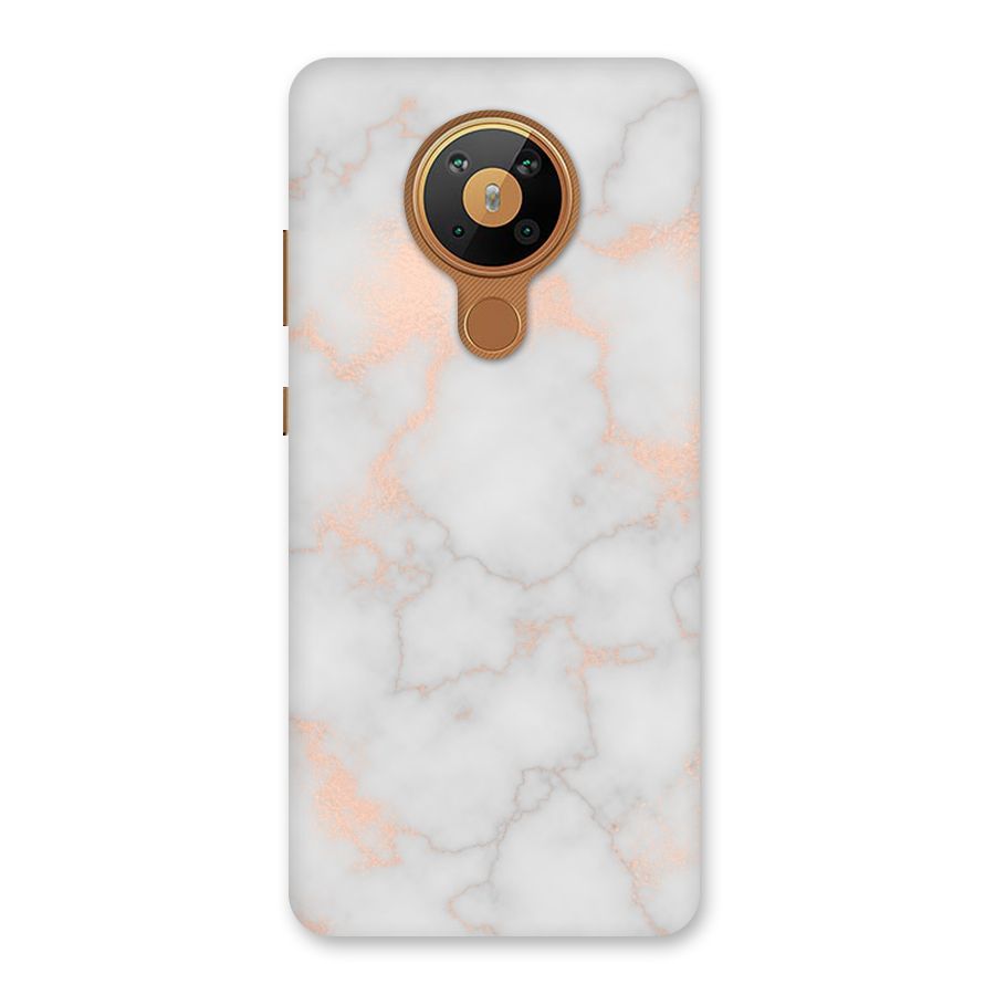 RoseGold Marble Back Case for Nokia 5.3