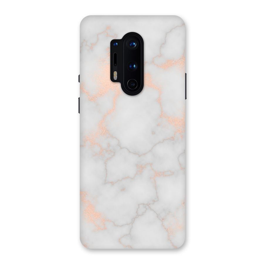 RoseGold Marble Back Case for OnePlus 8 Pro