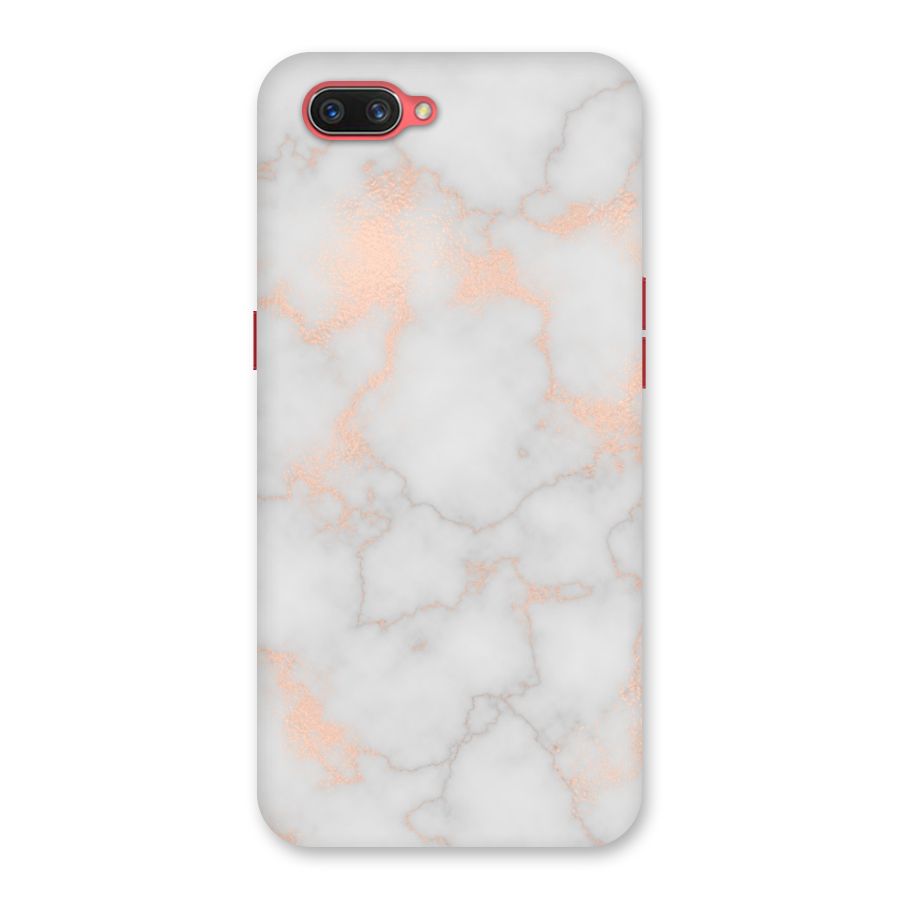 RoseGold Marble Back Case for Oppo A3s