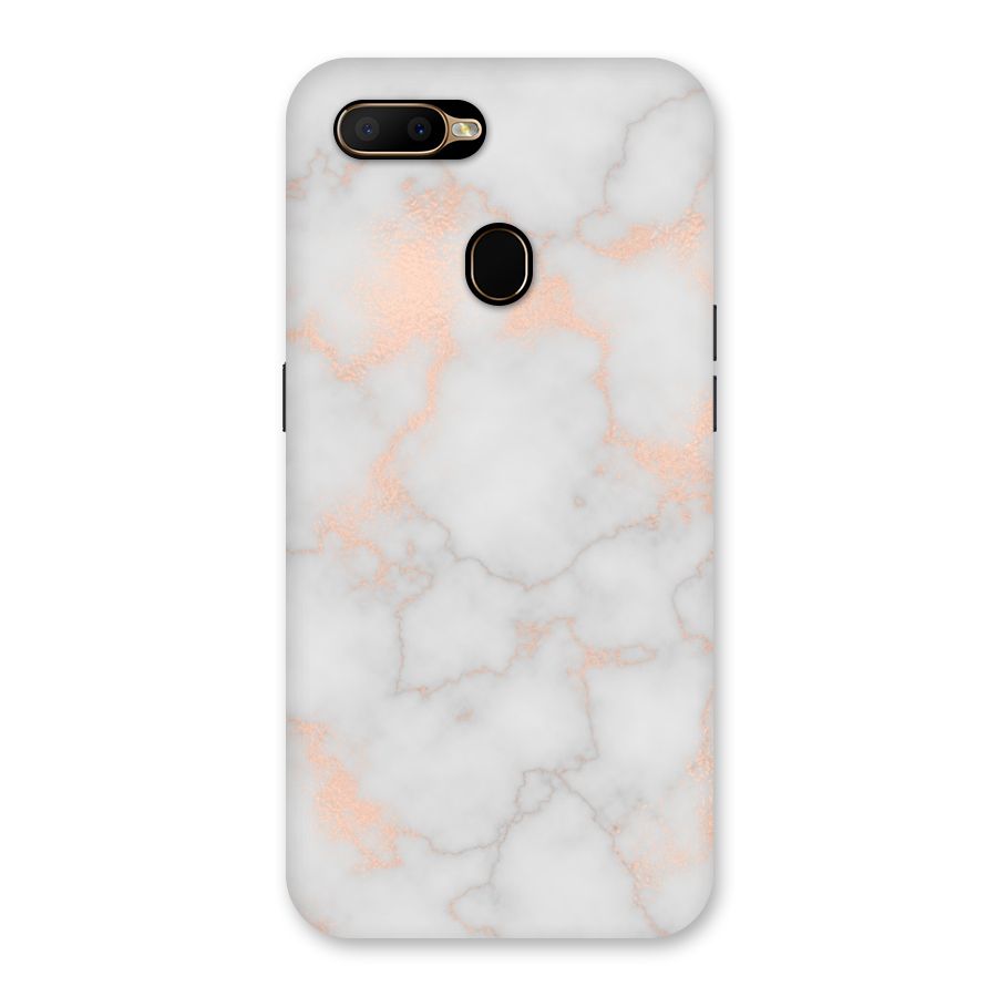 RoseGold Marble Back Case for Oppo A5s